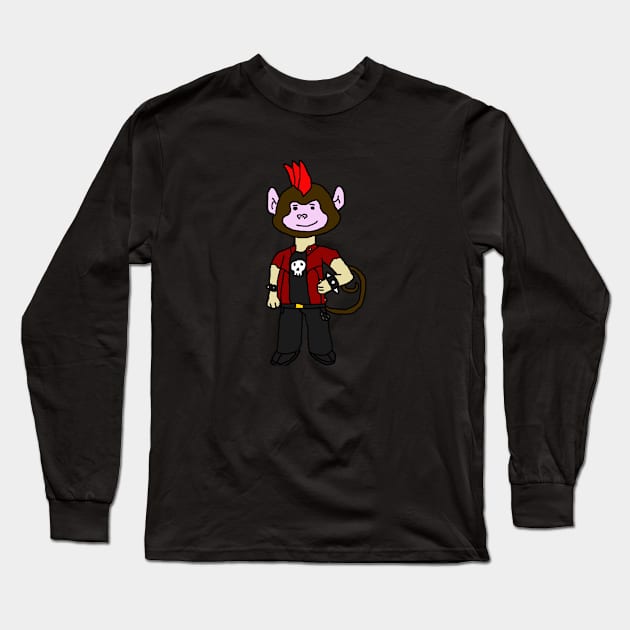 DeathMonkey chibi Long Sleeve T-Shirt by FusionDiabolos